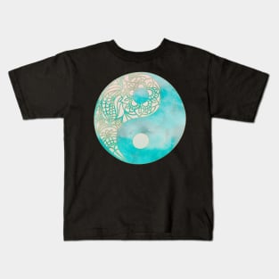 Yin Yank Watercolor Kids T-Shirt